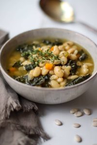 Protein-Rich and Fiber-Full Kale, Sausage, and White Bean Soup