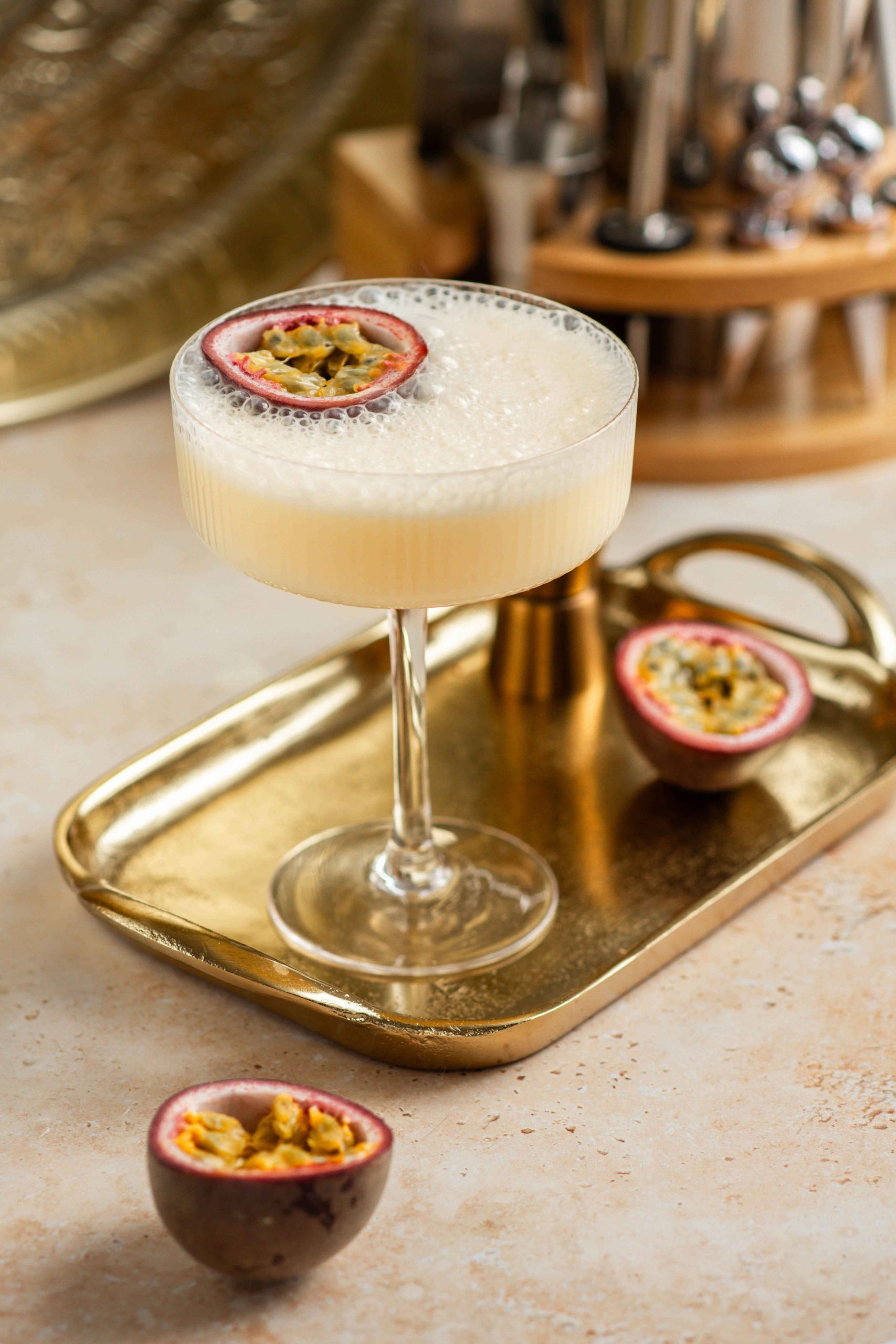 Recipe for a Passion Fruit Martini Drink