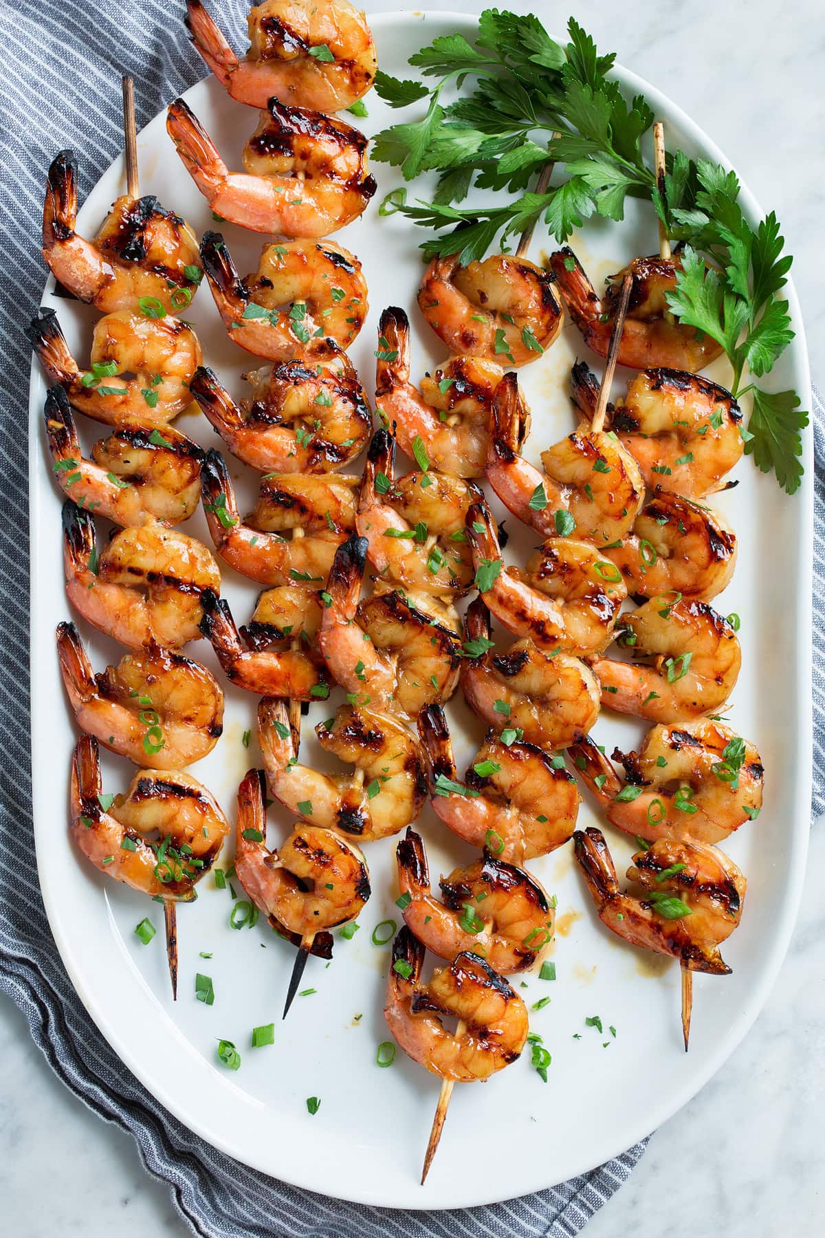 Shrimp Prepared in Honey Garlic Glaze