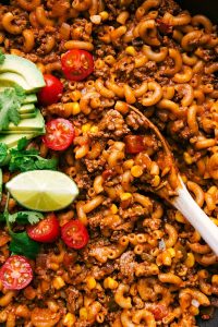 Simple One-Pot High-Protein Taco Macaroni Meal Recipe