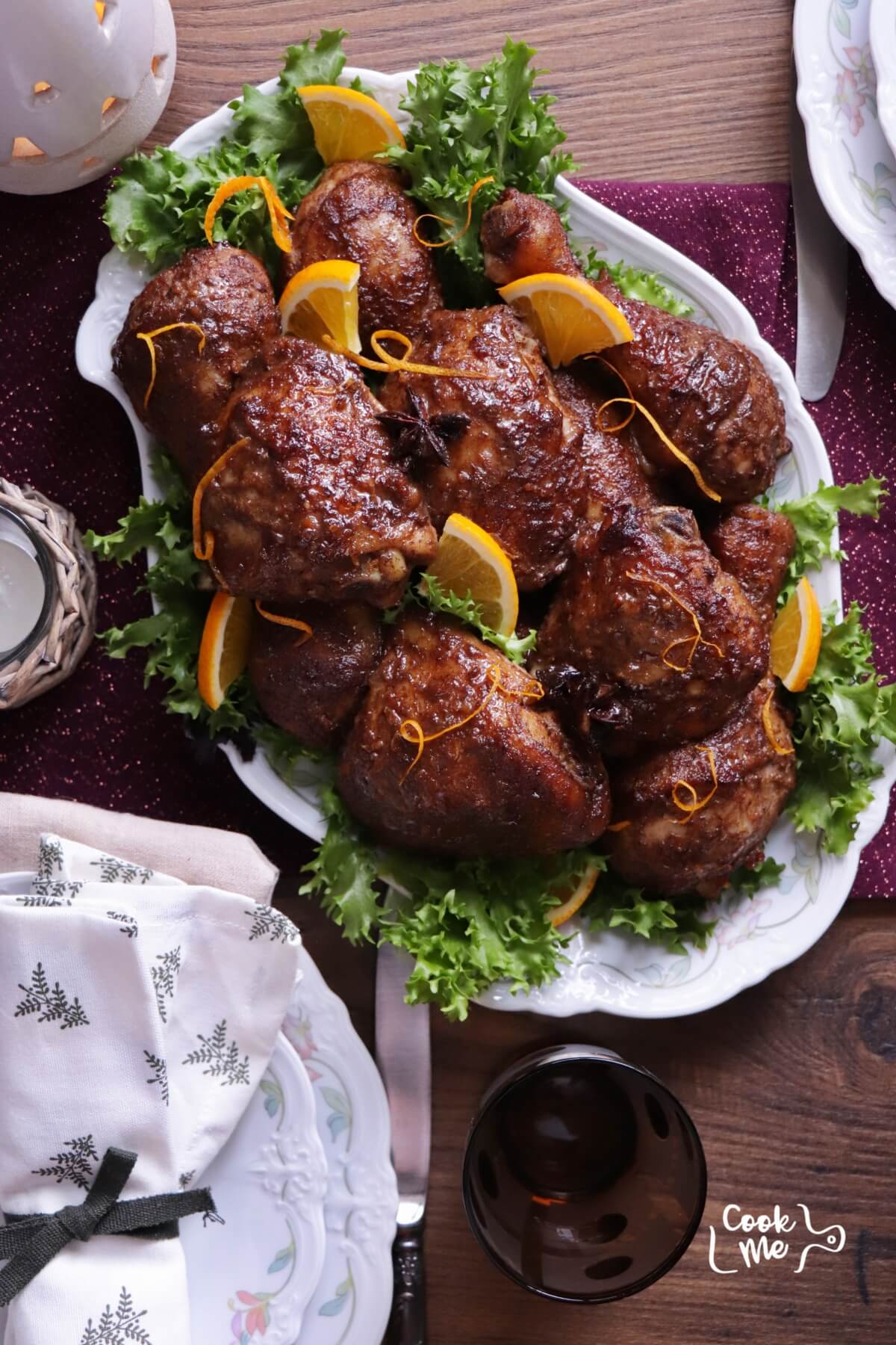 Succulent Chicken with a Glazed Caramel Finish