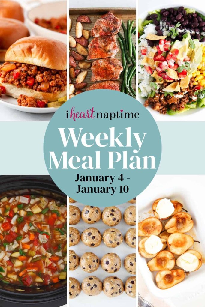 Weekly Meal Schedule for January 12, 2026