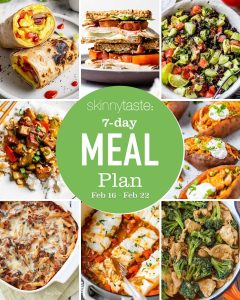 7-Day Nutritious Meal Plan for February 16-22