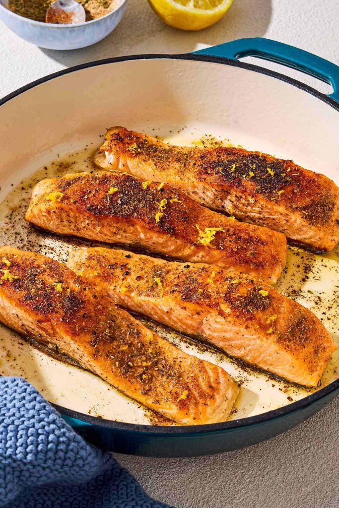 Effortless and Rapid Pan-Cooked Salmon Recipe