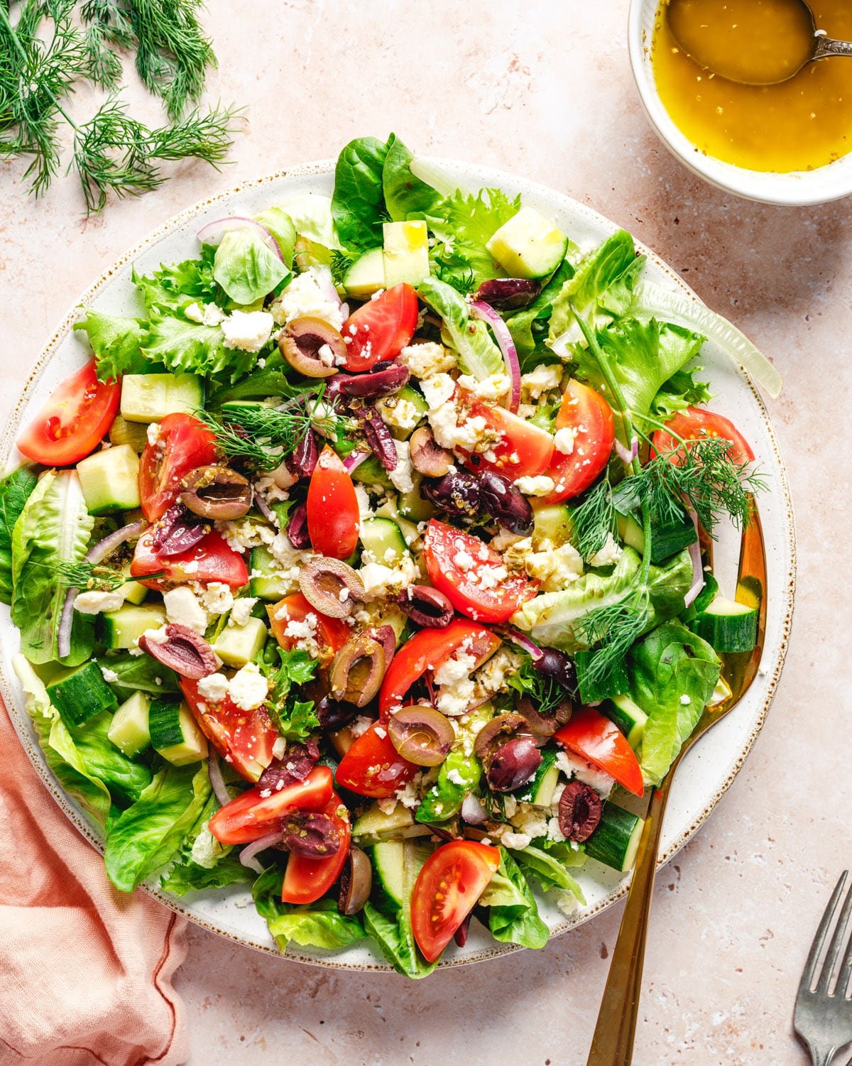 New Mediterranean Vegetable Salad