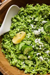 Romaine Lettuce Salad with Green Goddess Dressing