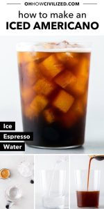 Steps to Make an Americano Coffee