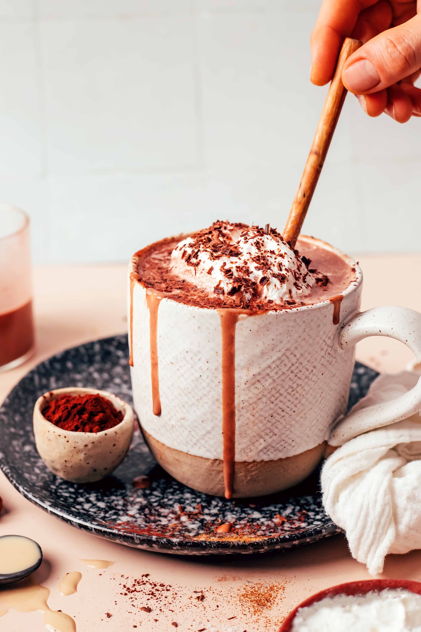 Tahini Hot Chocolate Recipe High in Protein