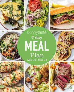 7-Day Nutritious Meal Plan for March 16-22