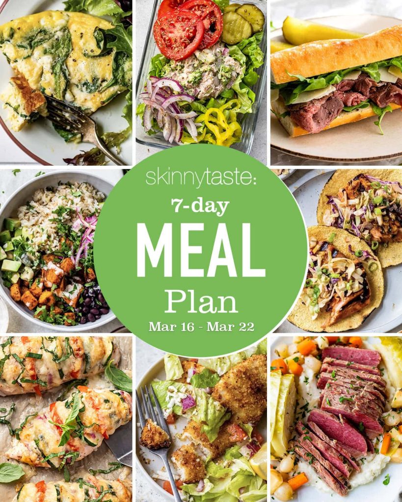 7-Day Nutritious Meal Plan for March 16-22