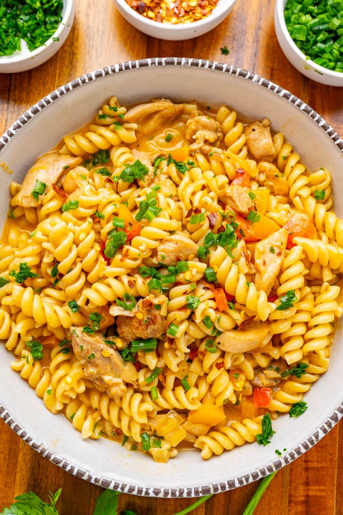 Creamy Pasta with Chicken and Cowboy Butter Sauce