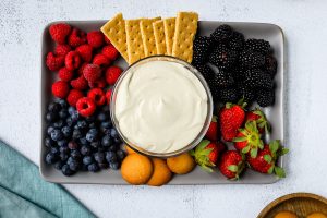 Easy Fruit Dip Recipe with Three Ingredients