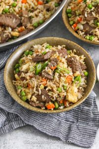 Homemade Fried Rice with Steak Recipe Better than Takeout
