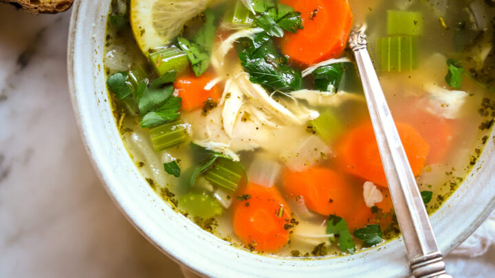 Italian Chicken and Vegetable Healing Broth