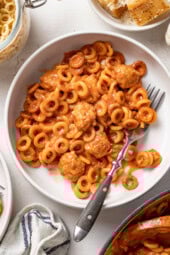 One-Pan DIY Spaghettios and Meatballs Recipe
