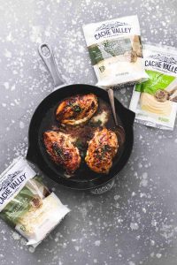 Skillet Chicken Dish with Gooey Balsamic Glaze