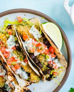 Tacos with Crunchy Avocado Filling
