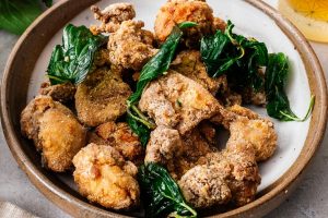 Taiwanese Popcorn Chicken Dish: Options for Air Frying or Baking