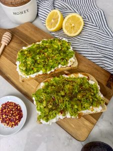 Whipped Avocado Cottage Cheese Spread Loaded with Protein and Fiber