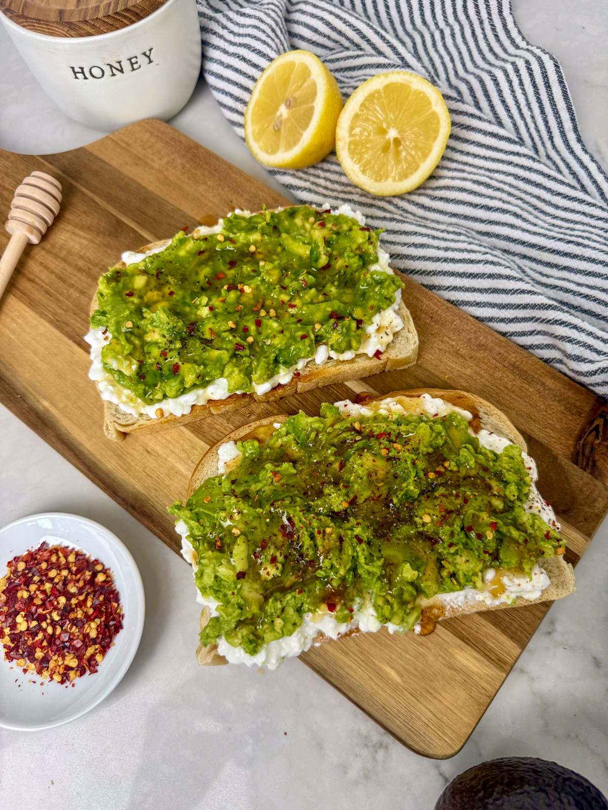 Whipped Avocado Cottage Cheese Spread Loaded with Protein and Fiber