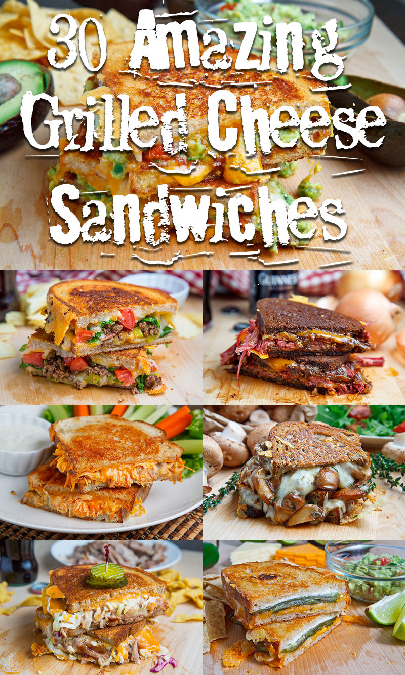 A Handbook for 30 Tasty Grilled Cheese Sandwich Options