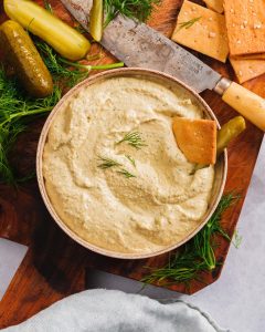 Hummus Seasoned with Dill Pickle
