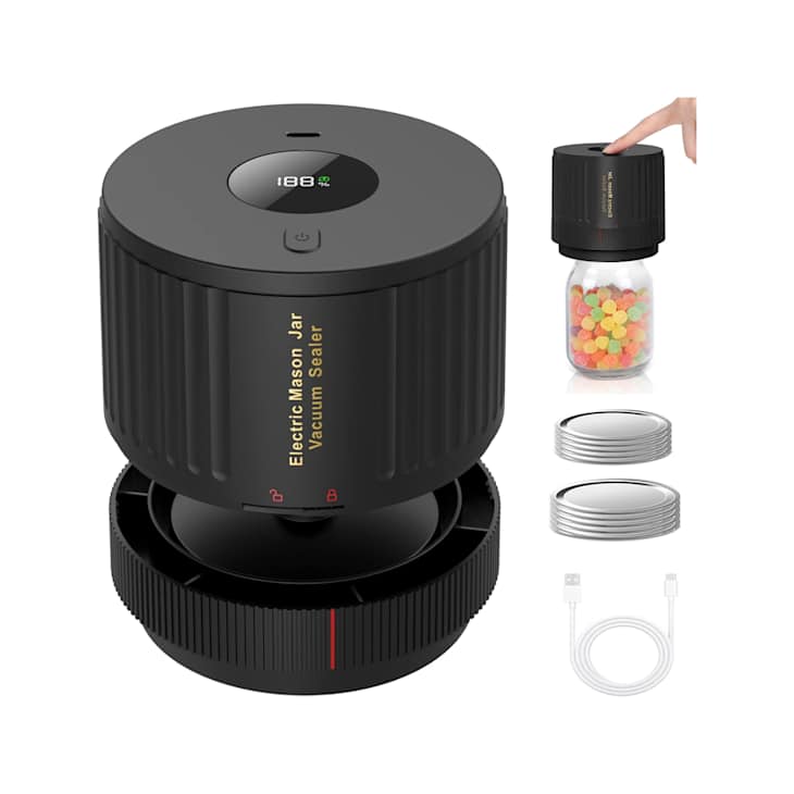 Love Moment Store Electric Mason Jar Vacuum Sealer Kit at Amazon