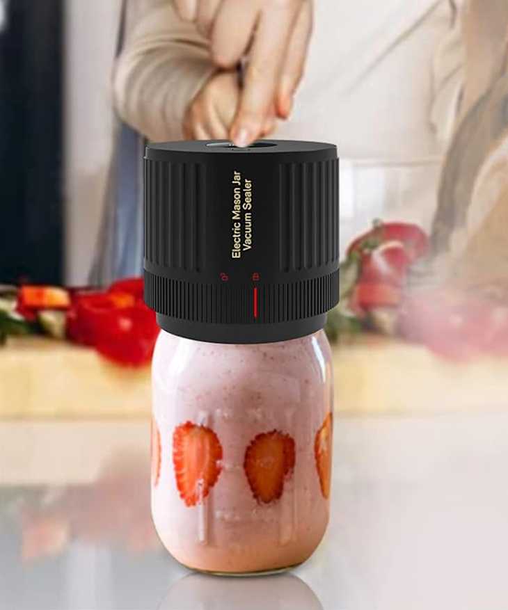 LOVE MOMENT Electric Mason Jar Vacuum Sealer Kit for Wide Mouth and Regular Mouth Mason Jars