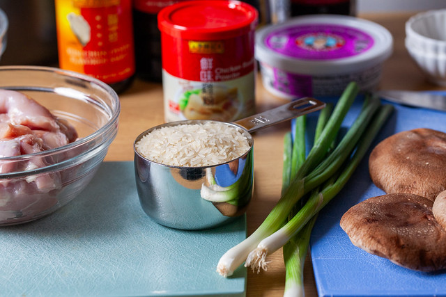 Miso Chicken Accompanied by Rice