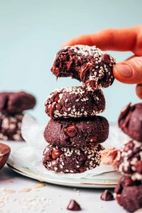 One-Bowl Chewy Chocolate Tahini Cookie Recipe