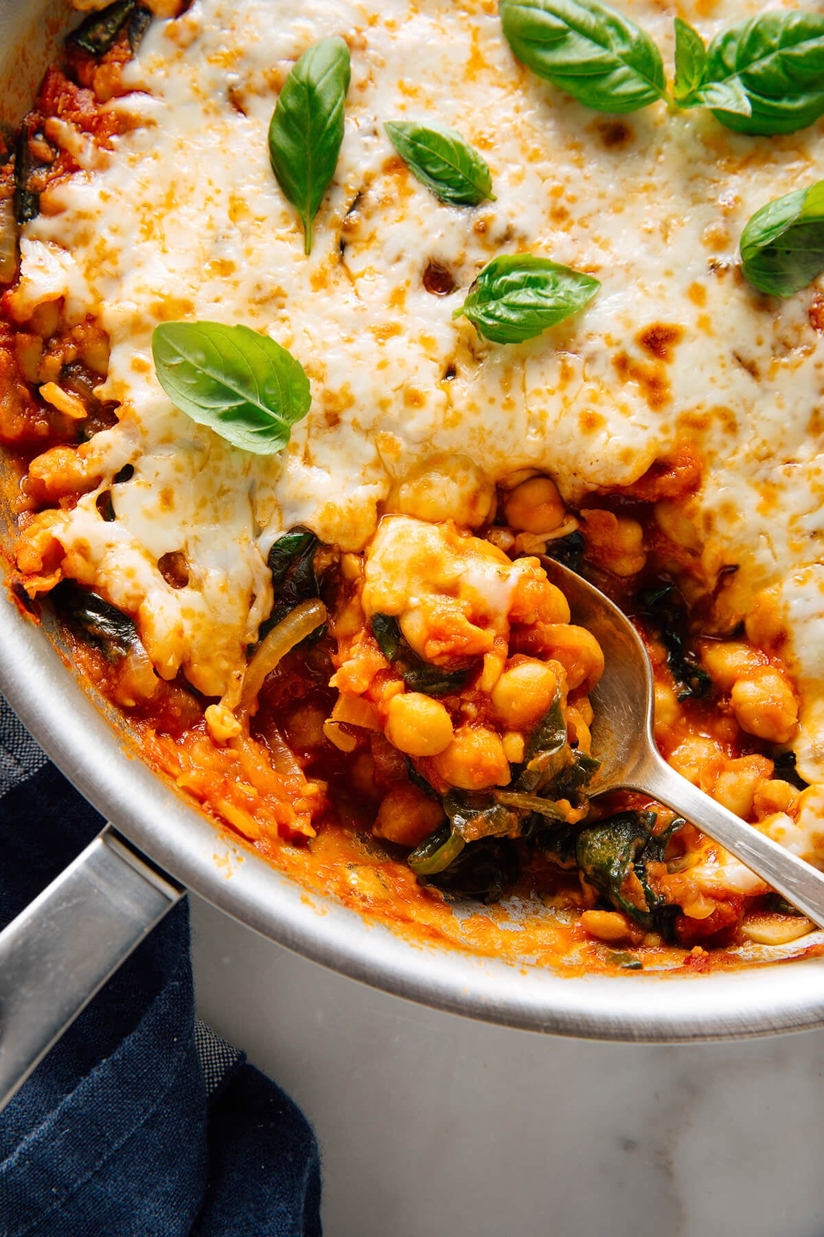 Robust Bean and Tomato Bake with Pizza Tastes