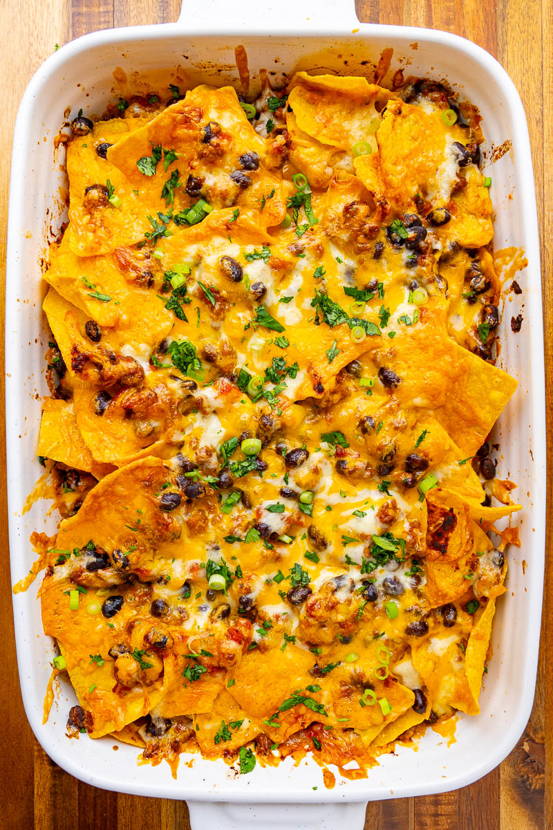 Robust Beef Taco Casserole with Cheese and Seasonings
