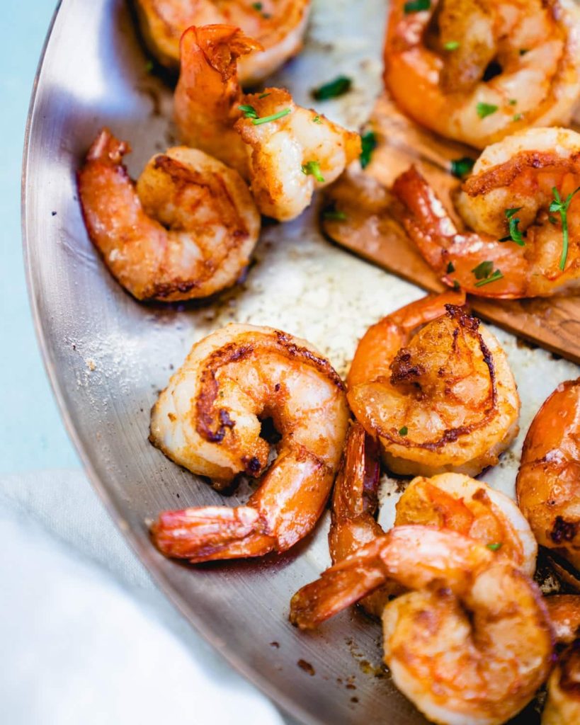 Sautéed Shrimp Dish