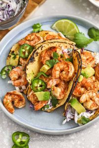 Shrimp Tacos with Cilantro Slaw Recipe