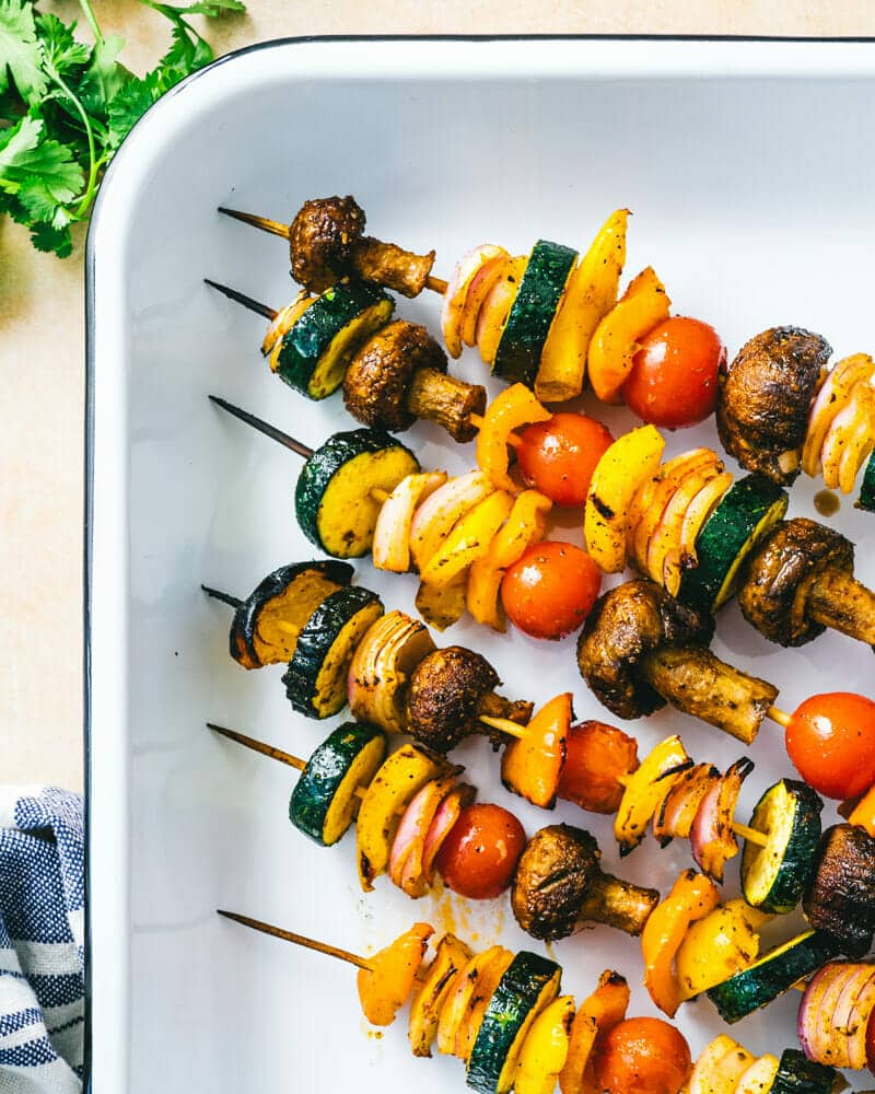 Skewers of Grilled Vegetables