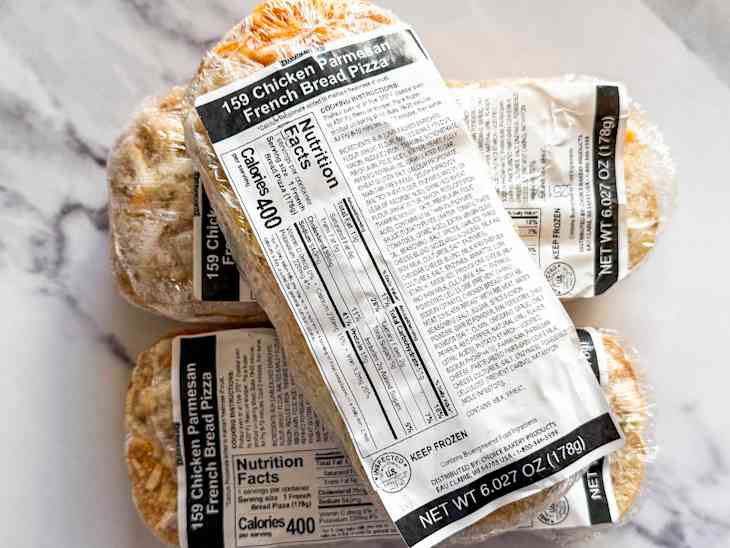 Riccardo's Authentic French Bread Pizzas.