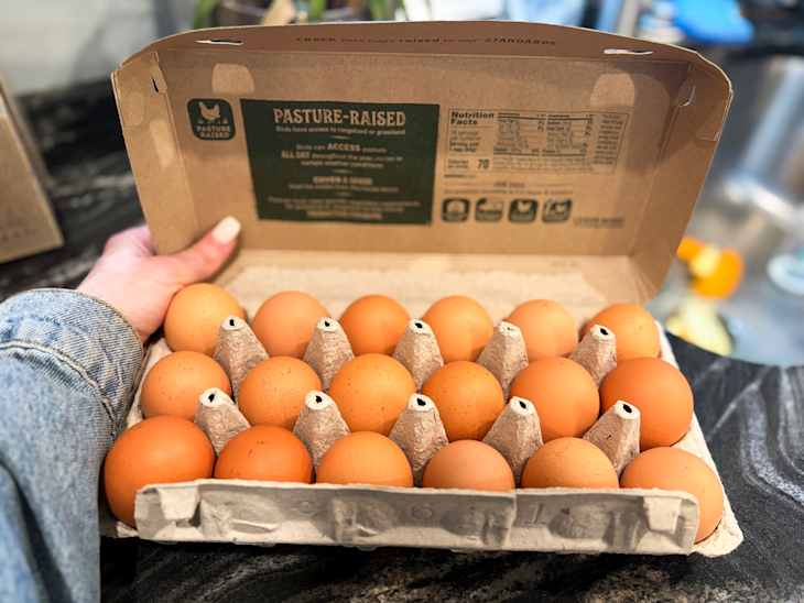 Whole Foods Market Pasture-Raised Large Brown Eggs.