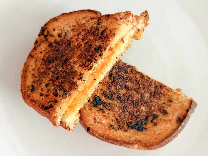 Grilled Cheese With Spiced Butter.