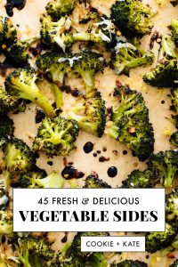 An Extensive Handbook for 45 Vegetable Accompaniments