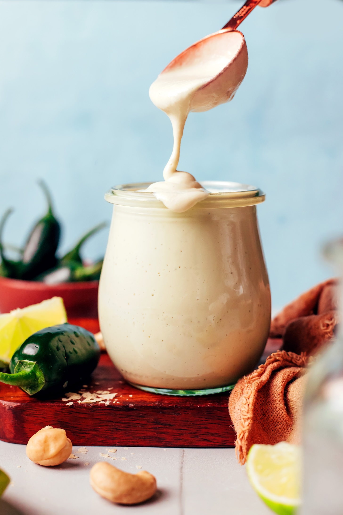 Cheesy Jalapeño Cashew Sauce Recipe