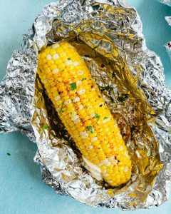 Grilled Corn Recipe in Foil Wrap