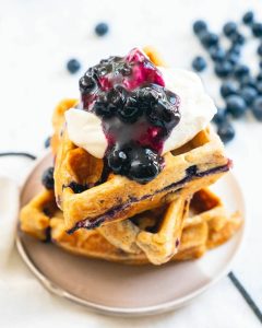 Highly Rated Blueberry Waffle Recipes