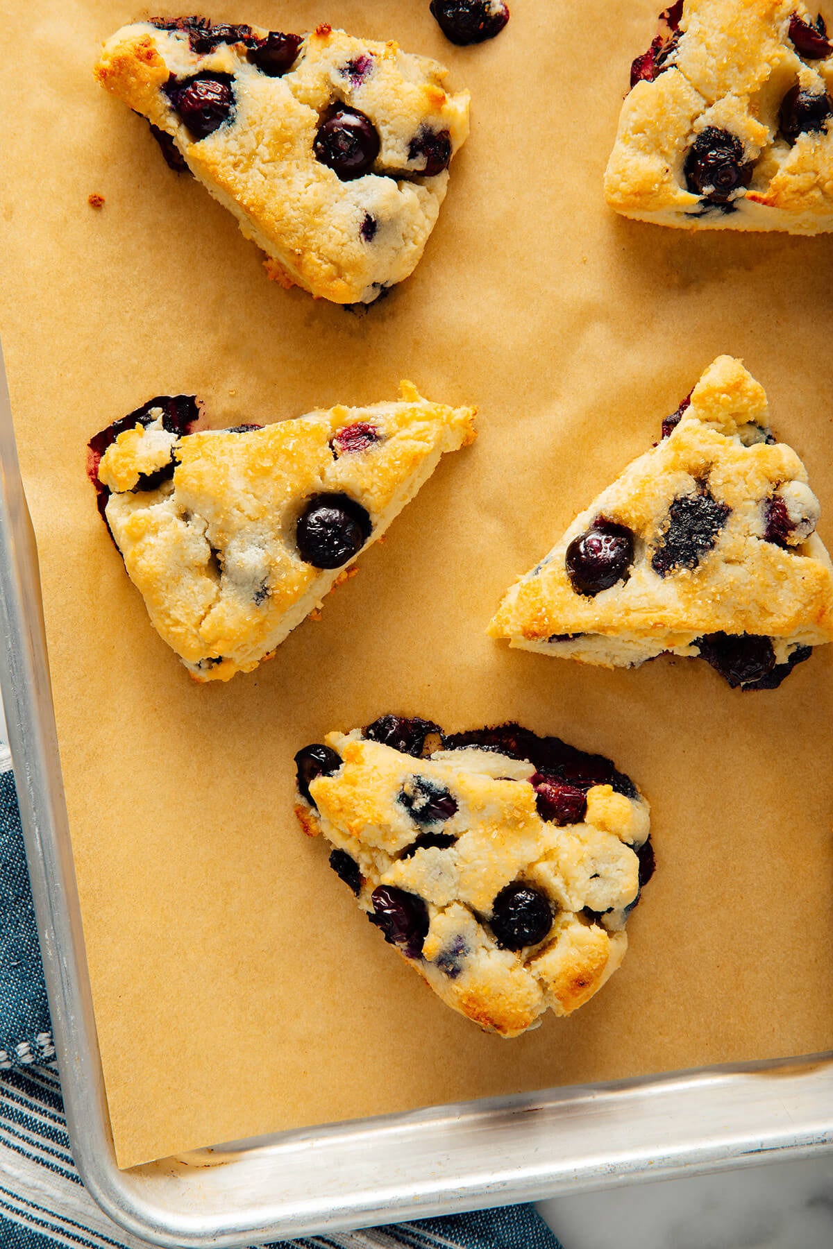Scones Without Gluten Prepared with Almond Flour