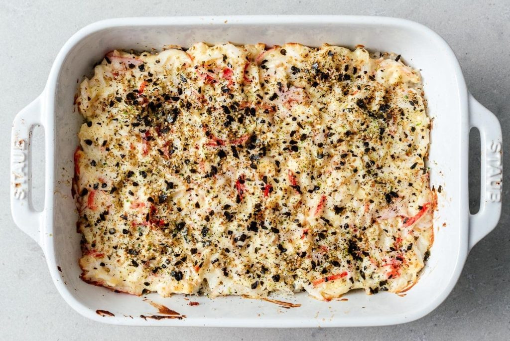 Sushi Bake: A Casserole Version of a Deconstructed Sushi Meal