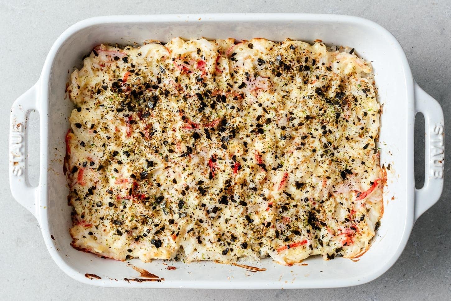 Sushi Bake: A Casserole Version of a Deconstructed Sushi Meal