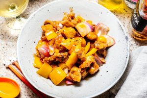 Sweet and Sour Chicken: A Delicious Chinese Meal Merging Zesty Sauce with Juicy Chicken