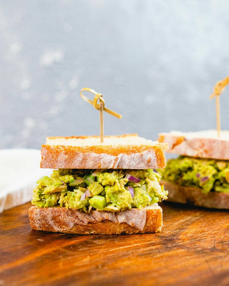 Tuna and Avocado Salad Dish