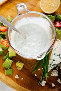 Velvety Blue Cheese Salad Dressing Recipe