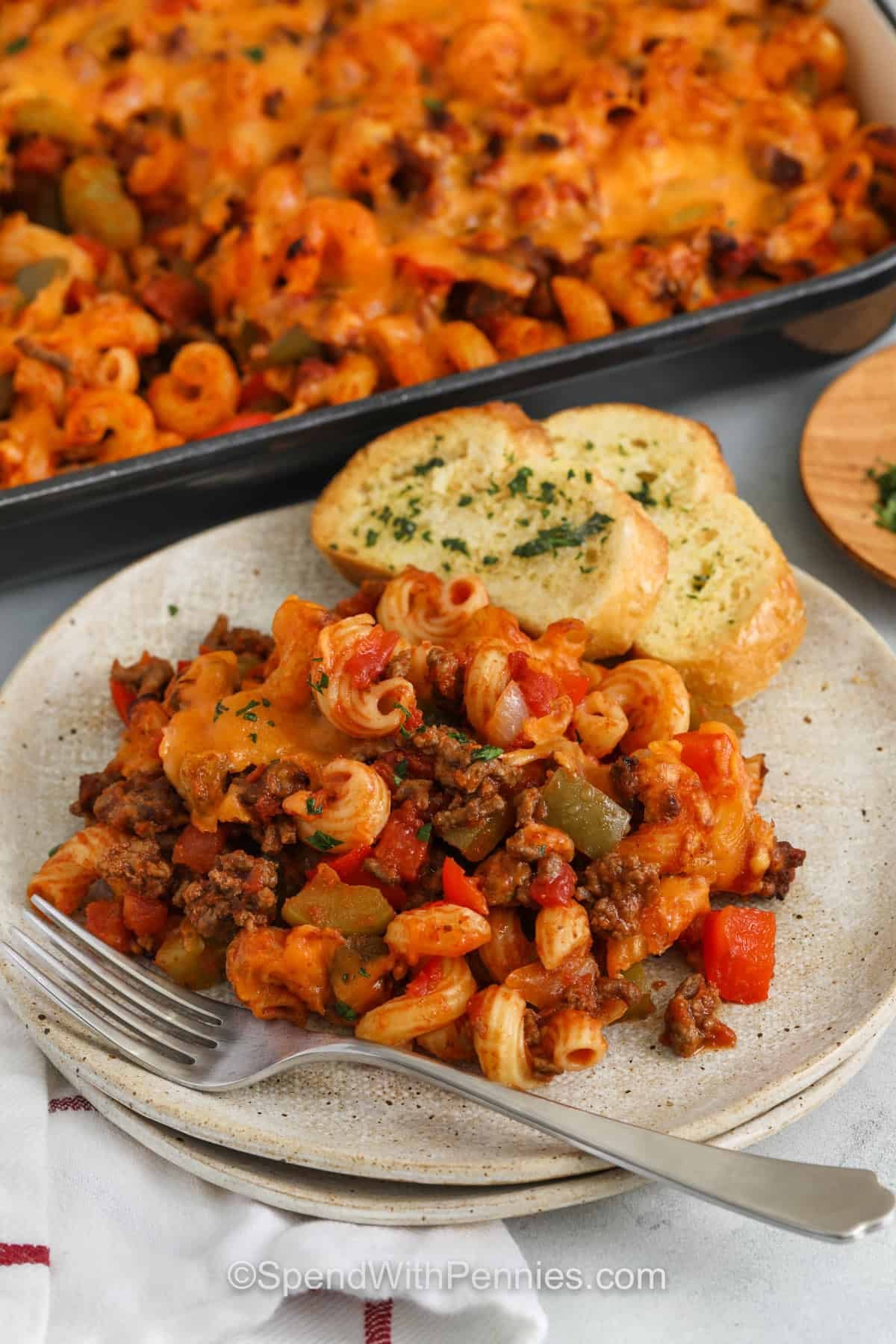 Cheesy Sloppy Joe Bake: An Easy Comfort Food Dish for Dinner