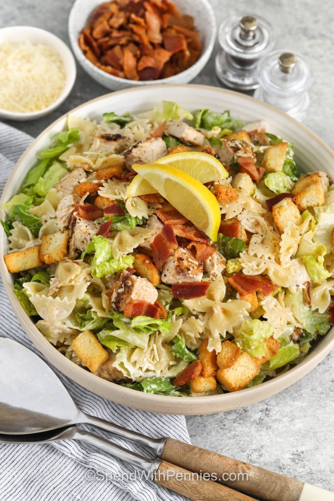 Creamy Caesar Pasta Salad Recipe for Fast Summer Dishes
